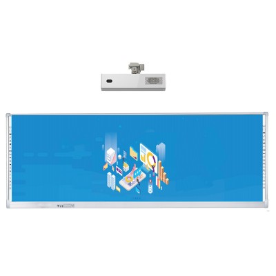 140" Big Meeting|School Room Use Finger Touch All-in-one PC Projector Smart Whiteboard