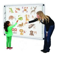 140 inch ei-board electric projection projector screen interactive whiteboard  for smart classroom