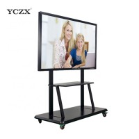 YCZX School Solution 65" Multifunction and Multitouch Interactive Flat Panel 4K LED touch screen monitor