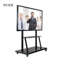 70" floor standing school/classroom equipment interactive touch screen pc LED display board